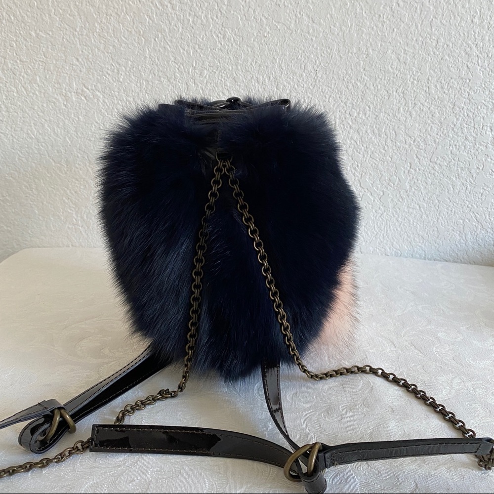 Mr and Mrs Italy fox fur Backpack - Picture 5 of 10